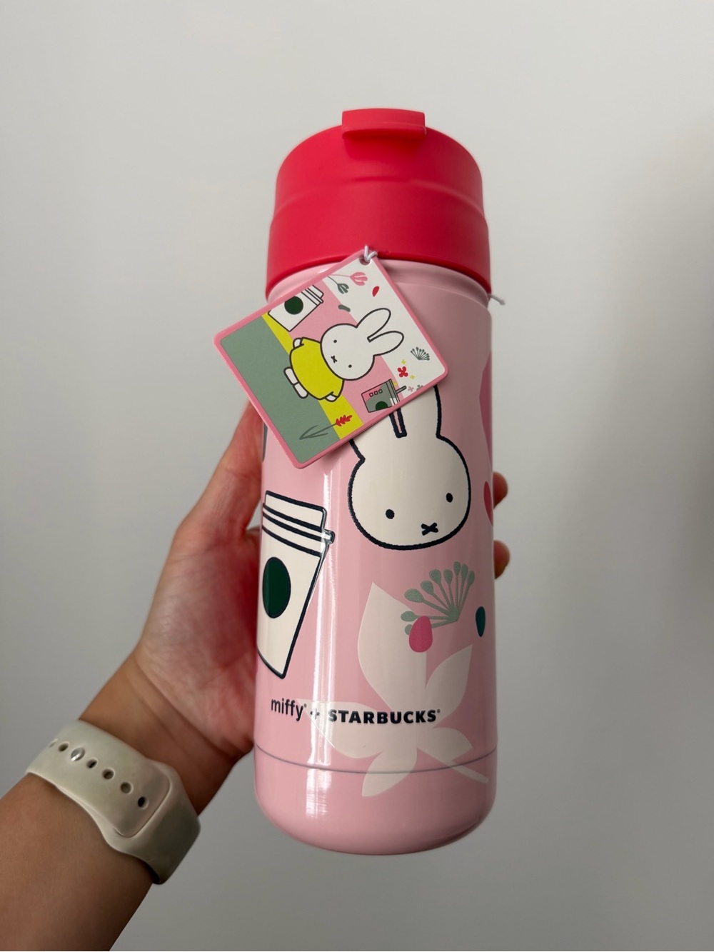 New Miffy + Starbucks Metal tumbler
